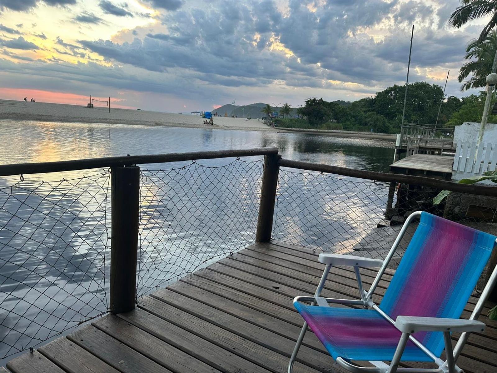 Апартаменты Barra Do Una Beach House Em Frente Ao Rio E A Praia Сан-Себастьян Экстерьер фото